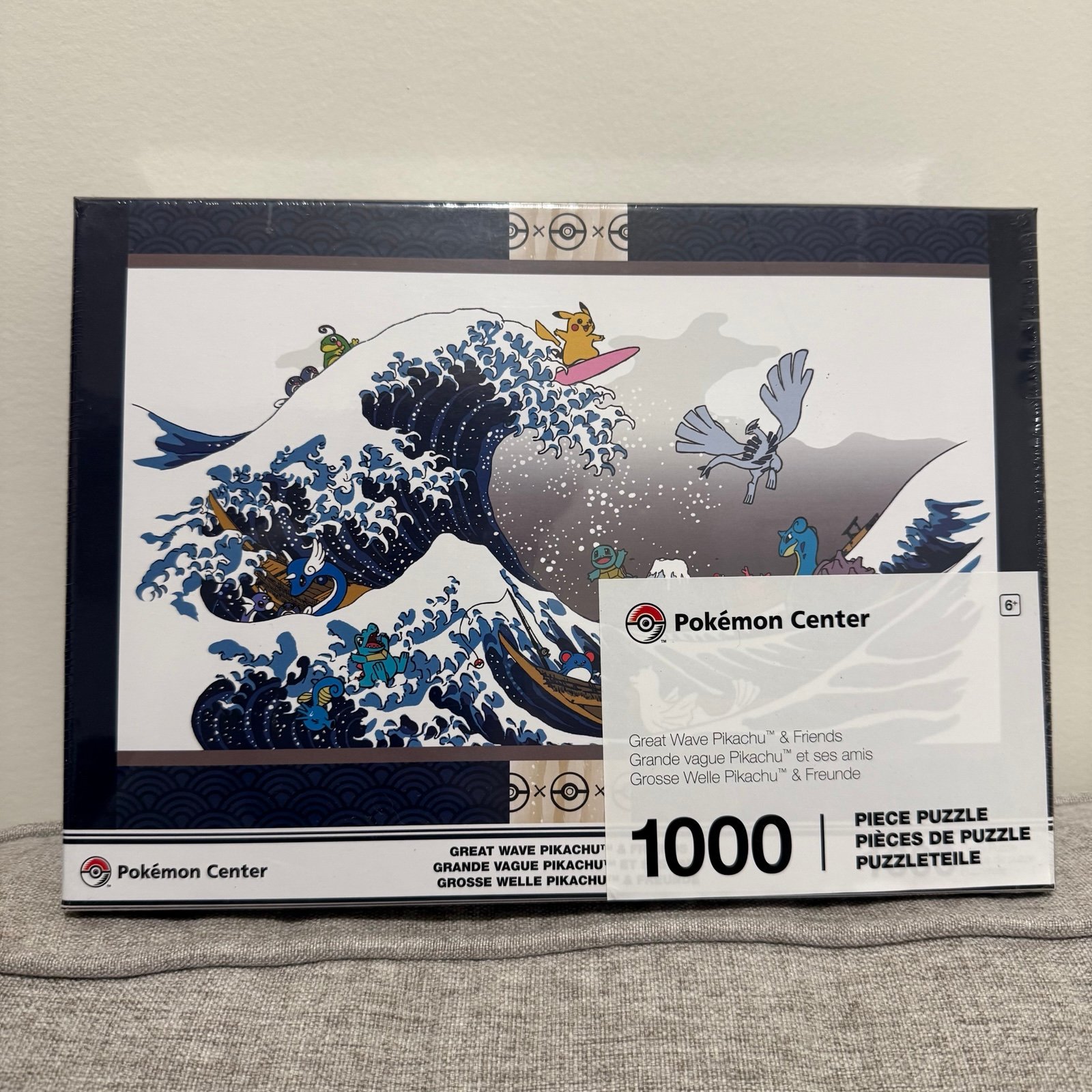 Pokemon Center Original Great Wave Pikachu & Friends Pluzzle (1000 Piecec)