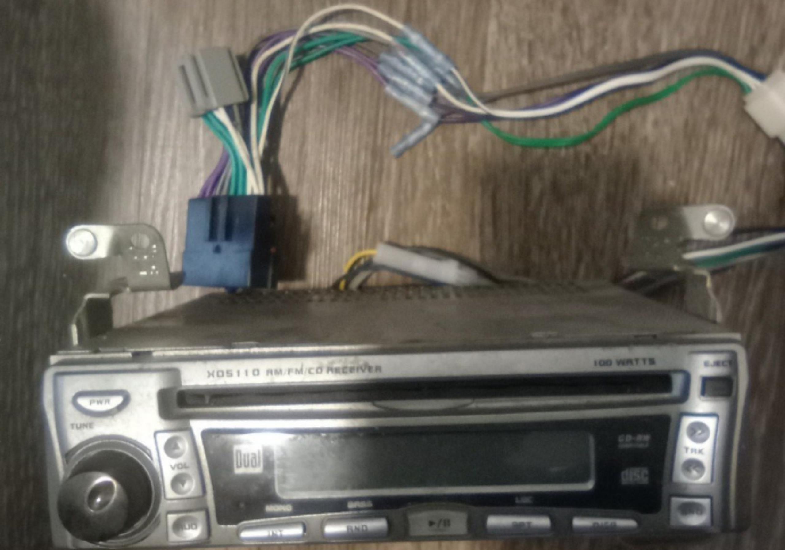 Dual car stereo CD receiver 100 watts model number XD5110