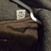 LEVIS Leather jacket with cloth hood. XXL