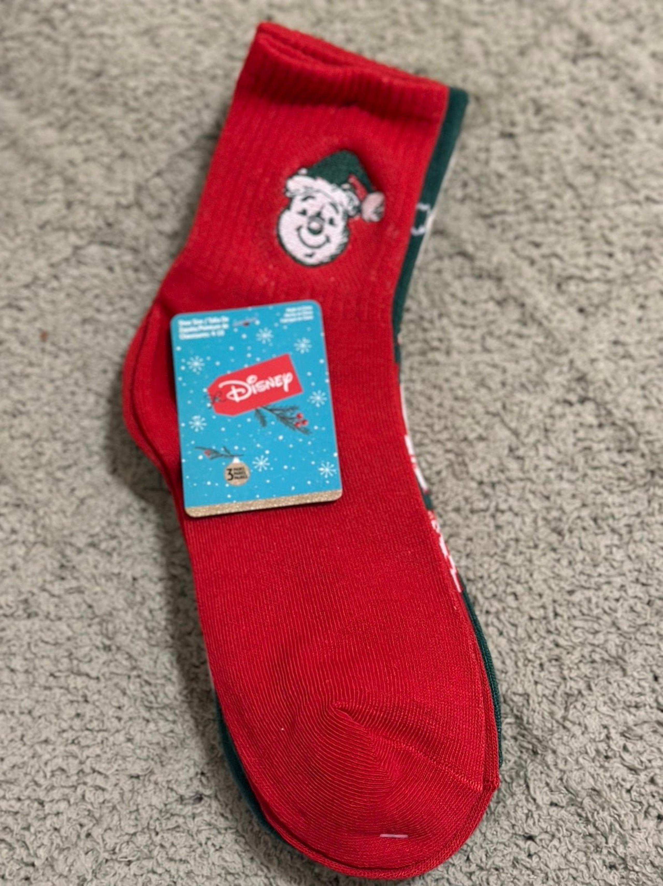 Disney Santa Winnie the Pooh Socks