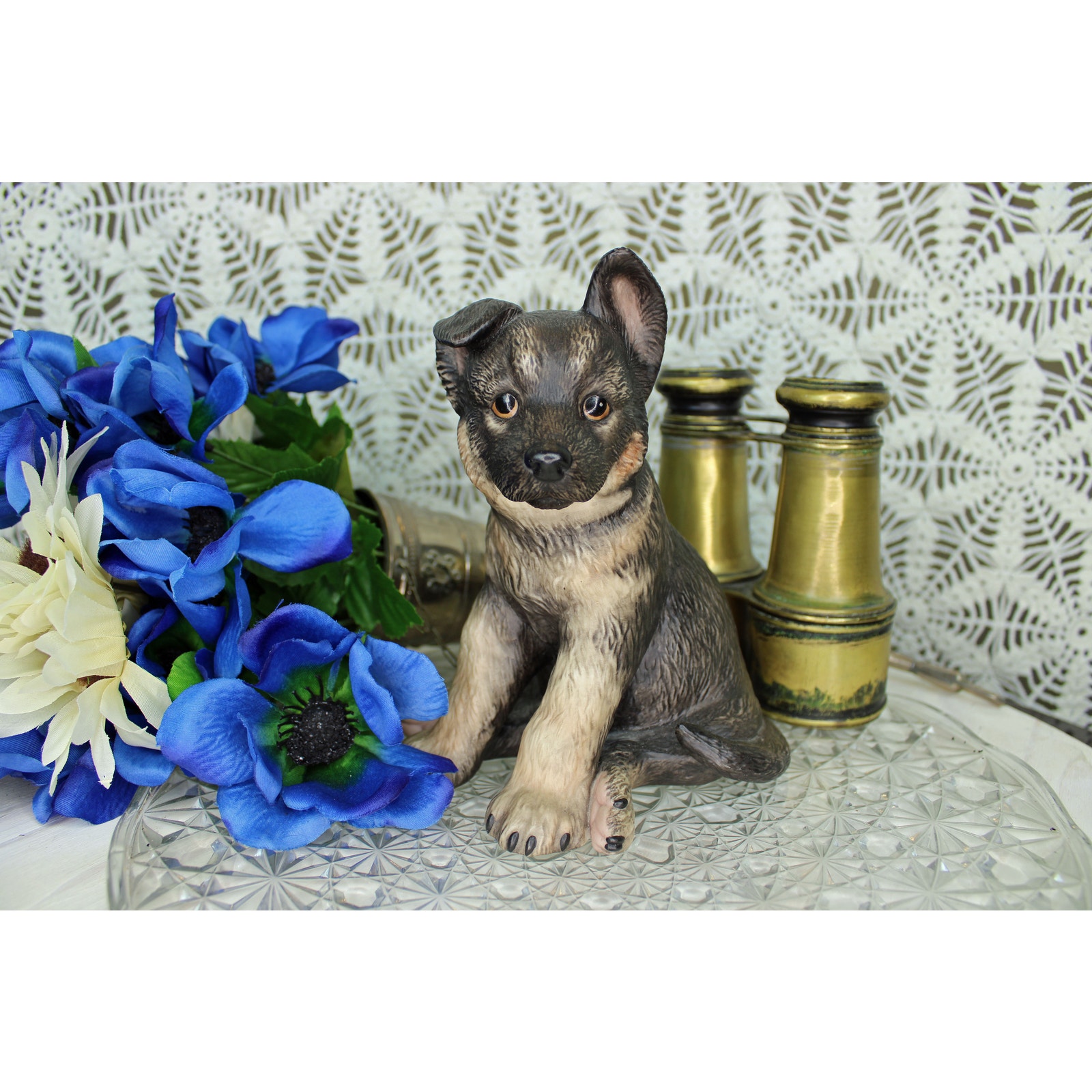 1994 Lenox German Shepherd Puppy Porcelain Figure