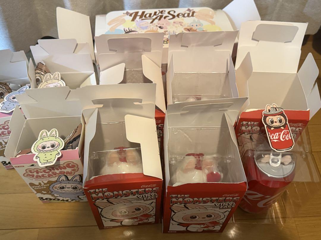Labubu Plush Toys - 14 Pieces - Coca-Cola - Including Secret - Bulk Sale
