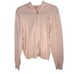 Juicy Couture Y2K Style Baby Pink XL Zip Front Cozy Knit Rhinestone Hoodie