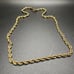 Men’s Rope Gold Chain Necklace