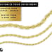 Men’s Rope Gold Chain Necklace