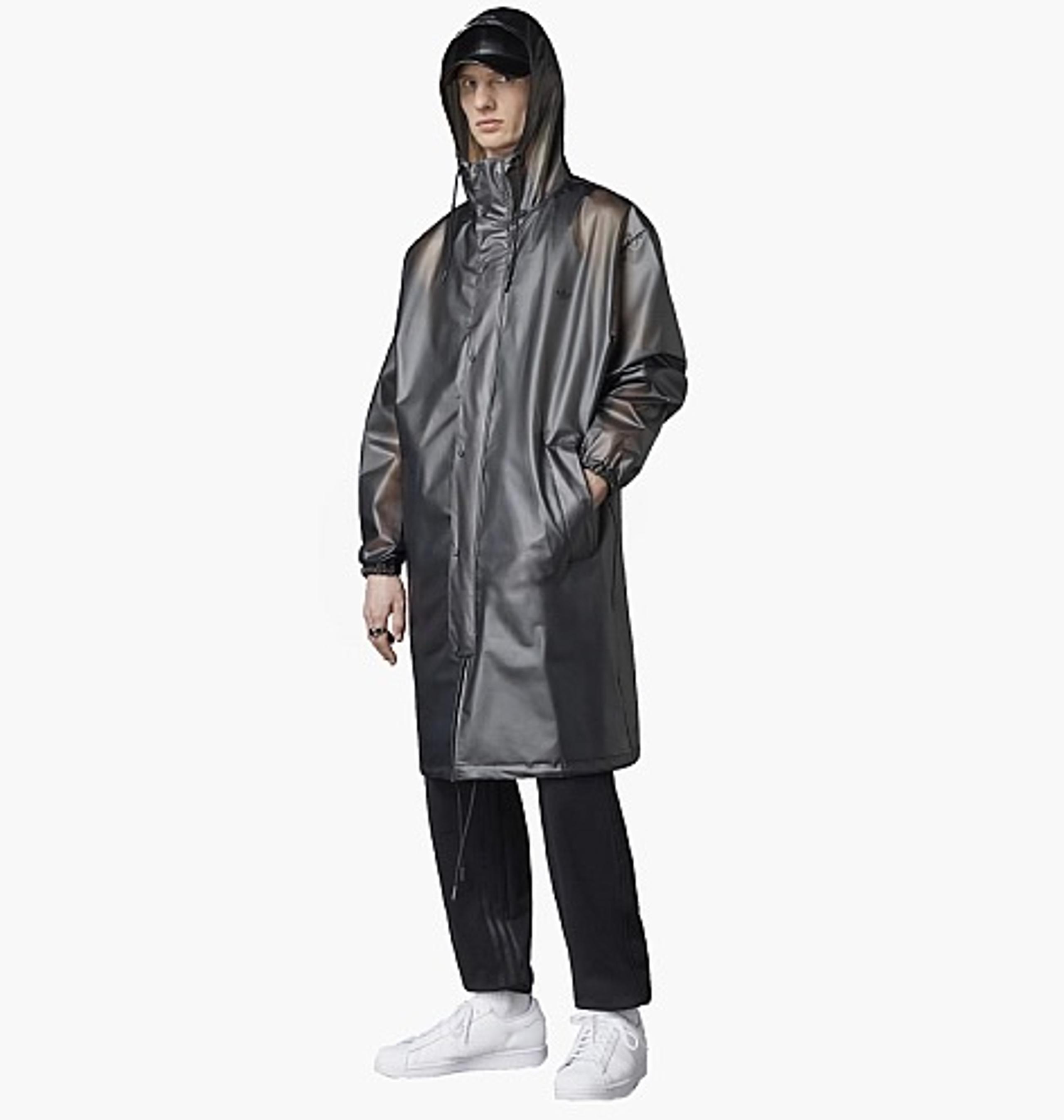 Adidas Originals Men’s Blue Version Arkive Yeezy Black Rain Coat HD4802 - Medium