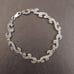 Vintage 925 Sterling Silver Marcasite With Pattern Bracelet 7 1/4