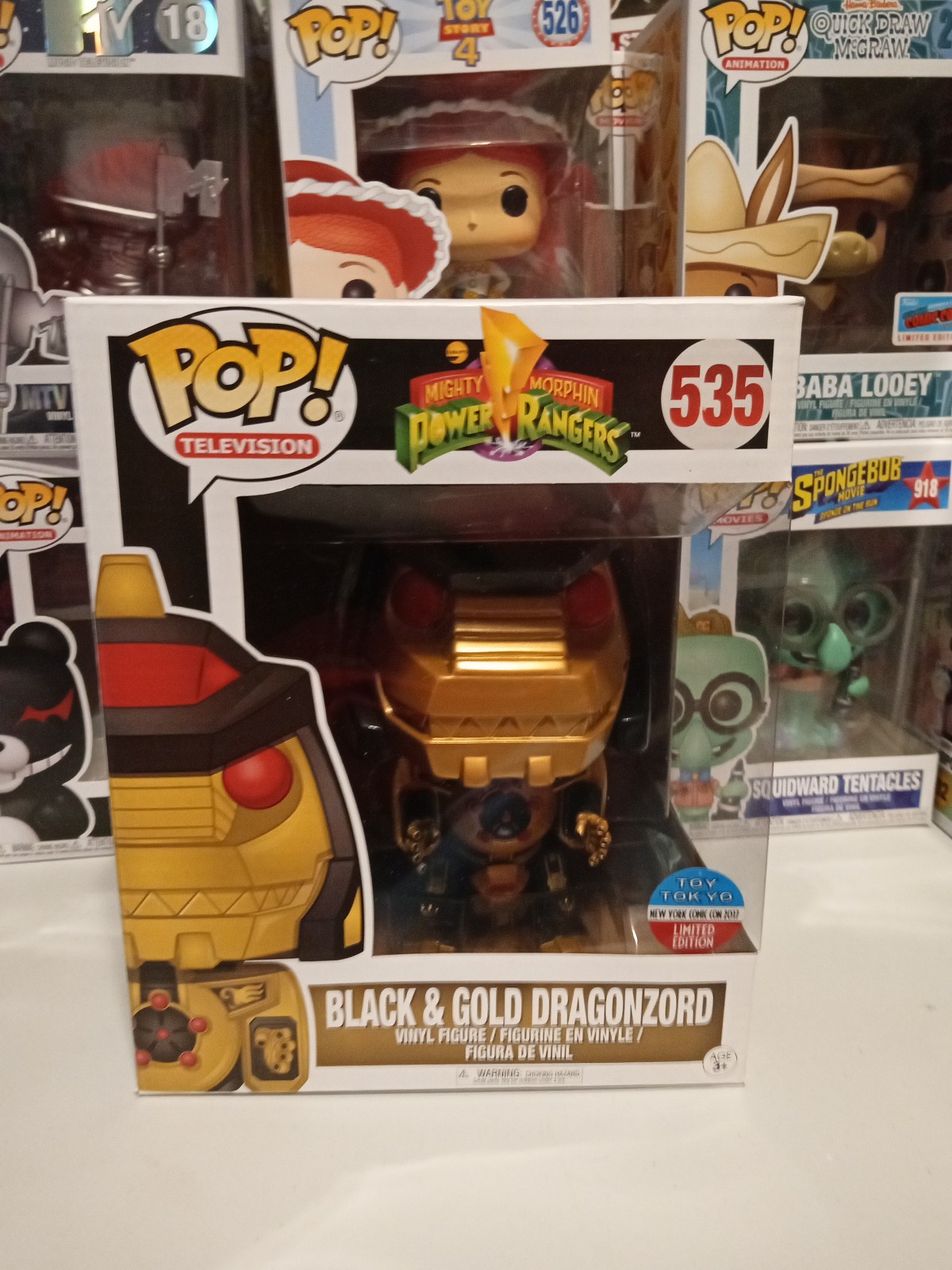 Black & Gold Exclusive Dragon Zordon Funko Pop