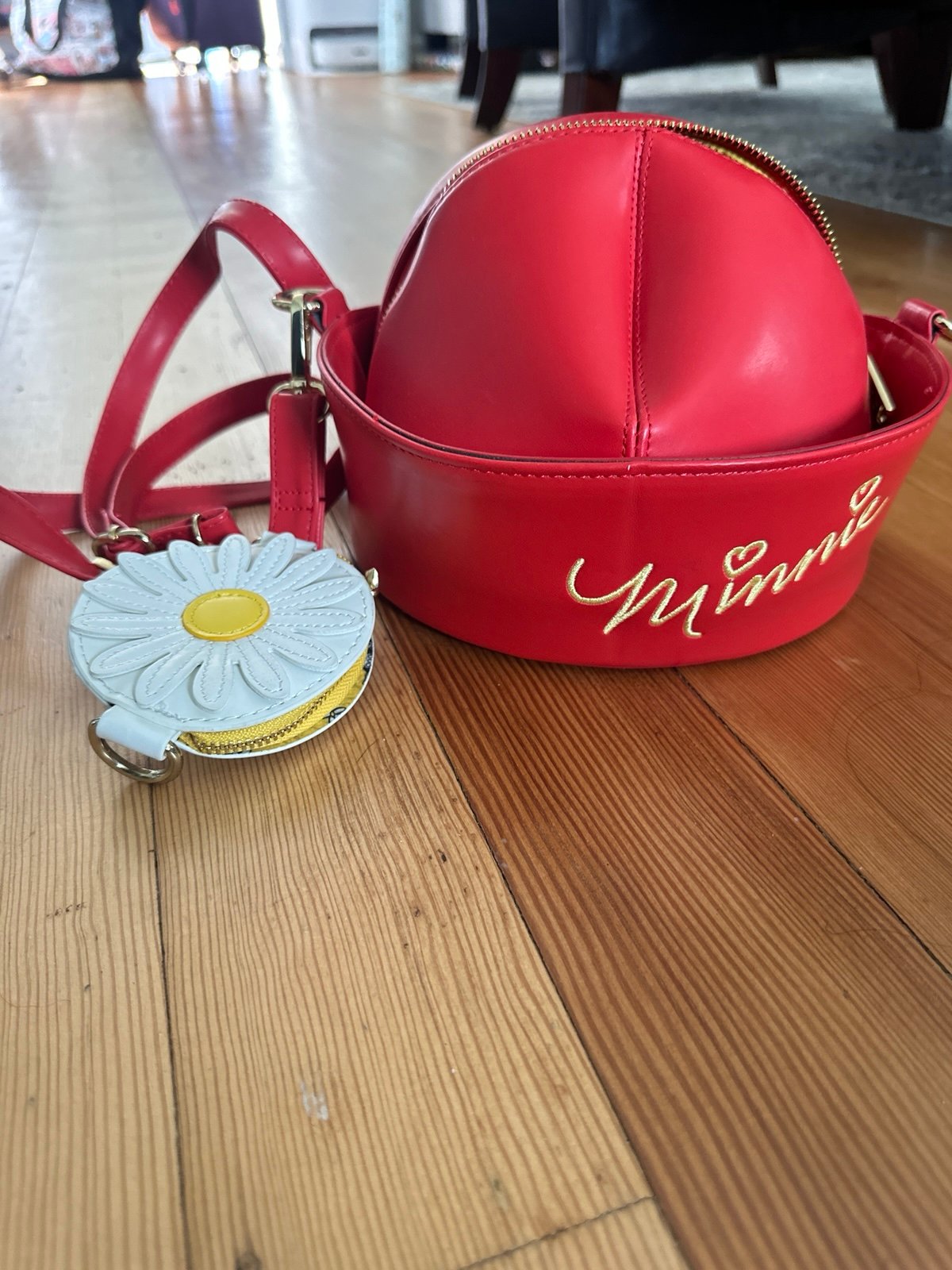 Loungefly Minnie Mouse Hat Crossbody Bag - Used