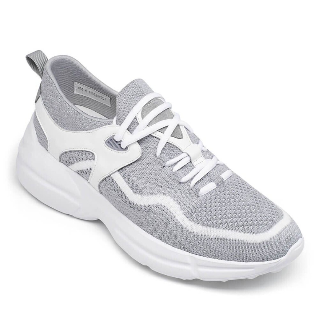 US7.5 CHAMARIPA Elevator Shoes Height Increasing gray Sneaker For Men 7cm