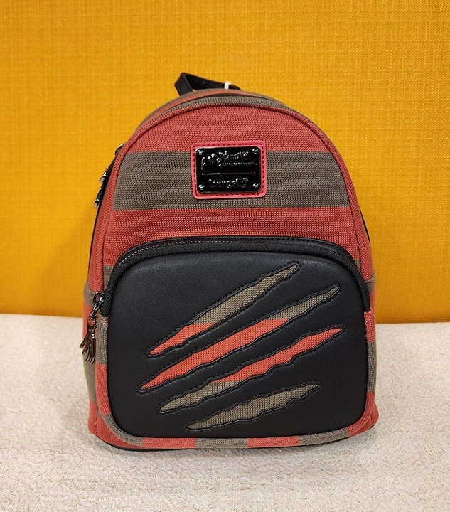 Loungefly Freddy Krueger Nightmare on Elm Street Sweater Mini Backpack NEW