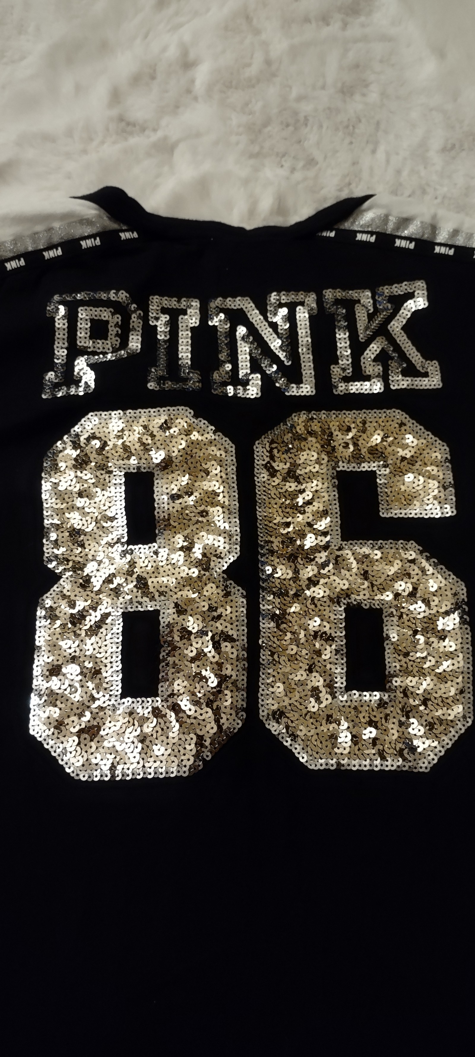 Bling pink top