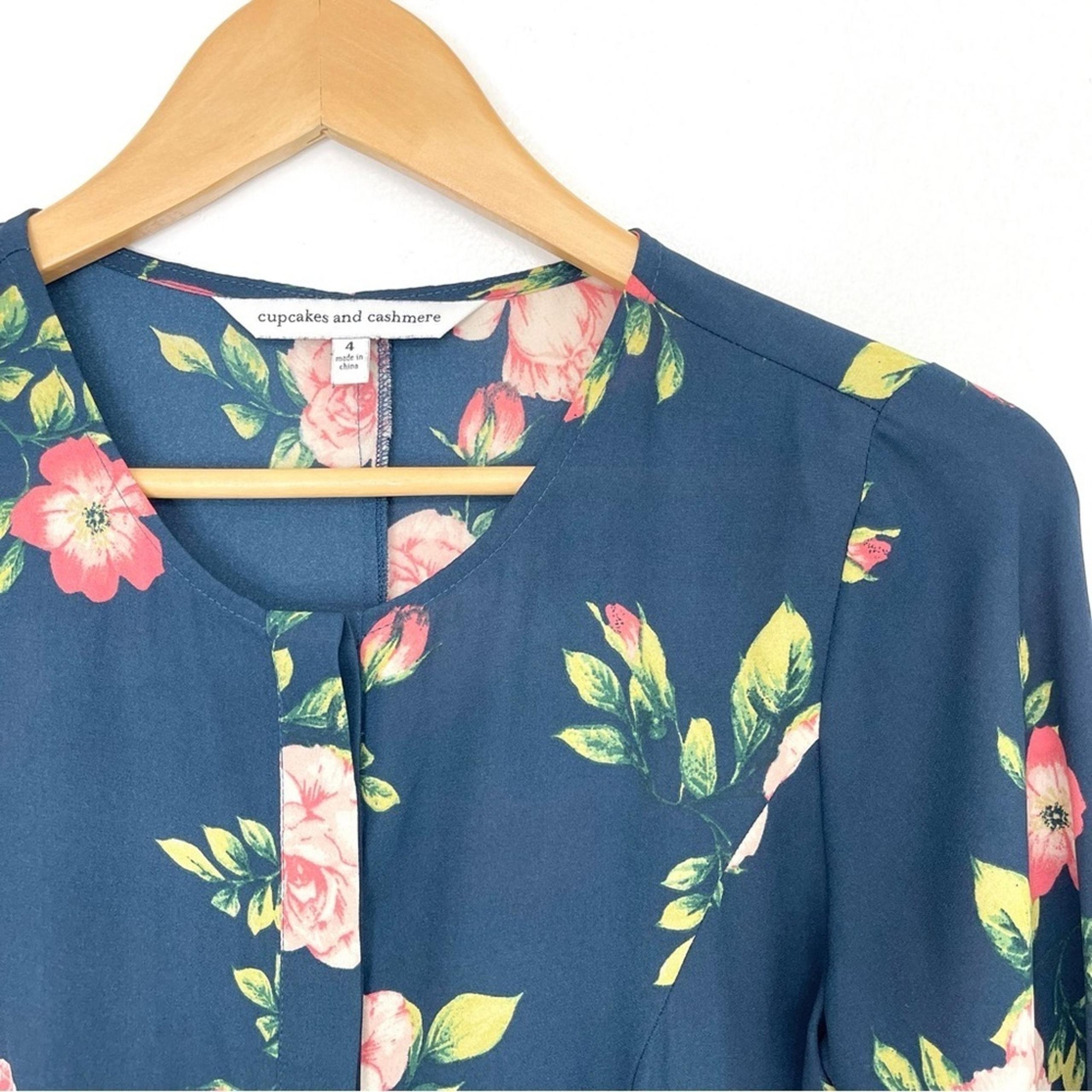 Cupcakes & Cashmere El Rey Floral Romper Women's Size 4