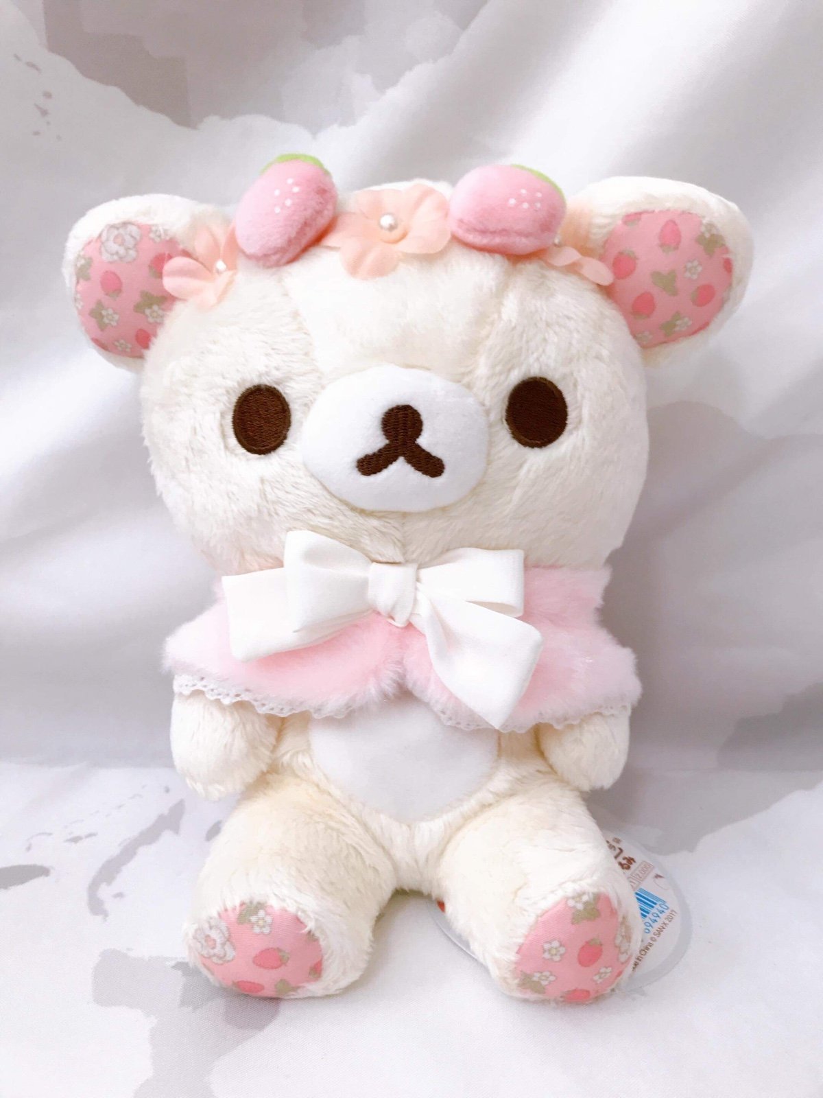 NWT Rare Strawberry Crown Korilakkuma Plush