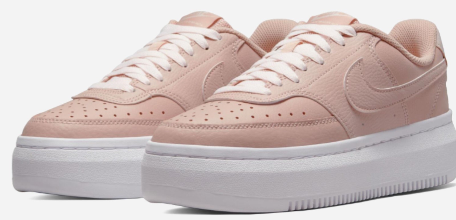 Nike Court Vision Alta LTR Platform Sneakers Size 10 Like New MSRP 94.99