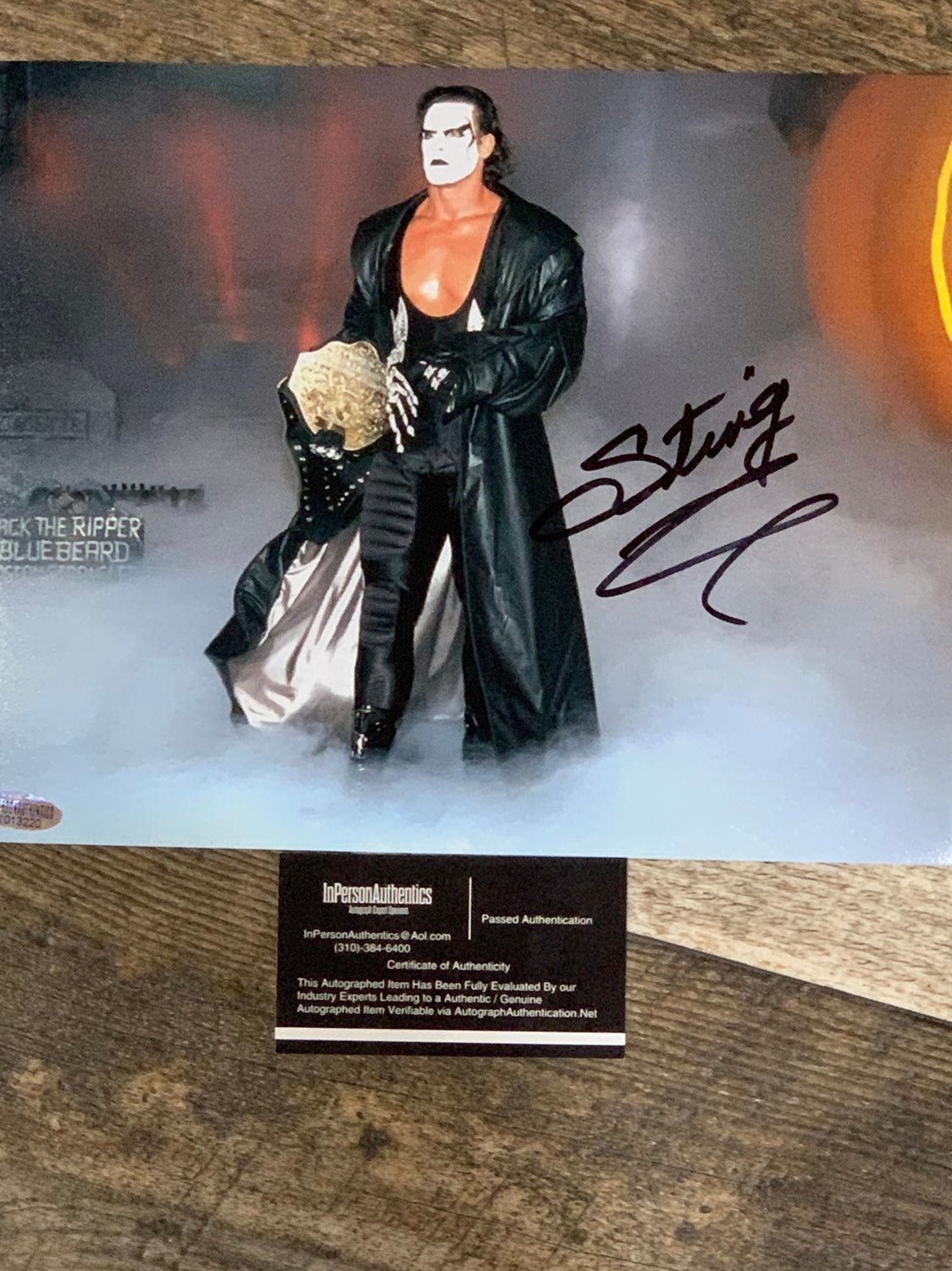 Autograph photo