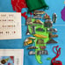Interactive World Map Wall Oskar & Ellen
