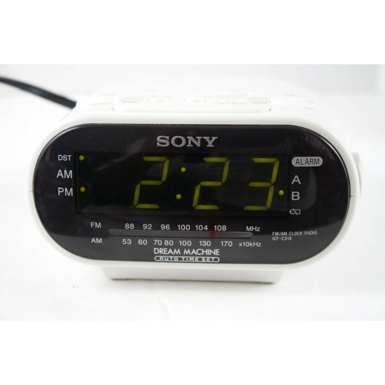 Sony Dream Machine ICF-C318 Clock White