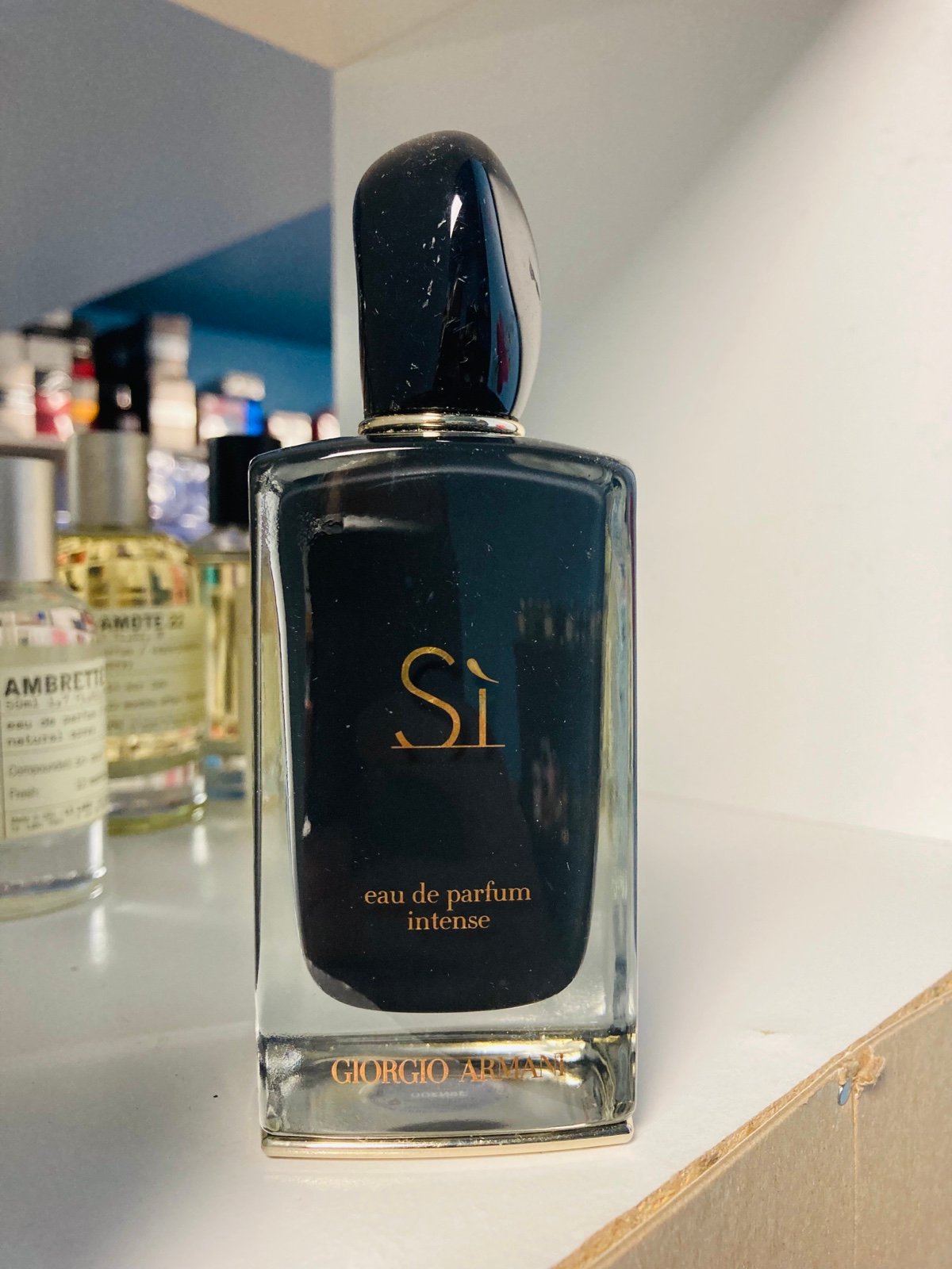 Giorgio Armani Si Intense Black Original Formula 100ml 3.4 oz Eau de Parfum RARE