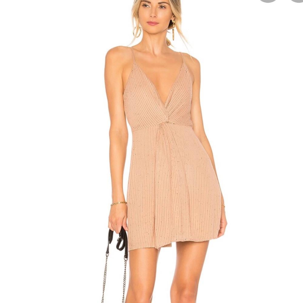 House of Harlow 1960 x revolve Sharon Dress in Nude and Black