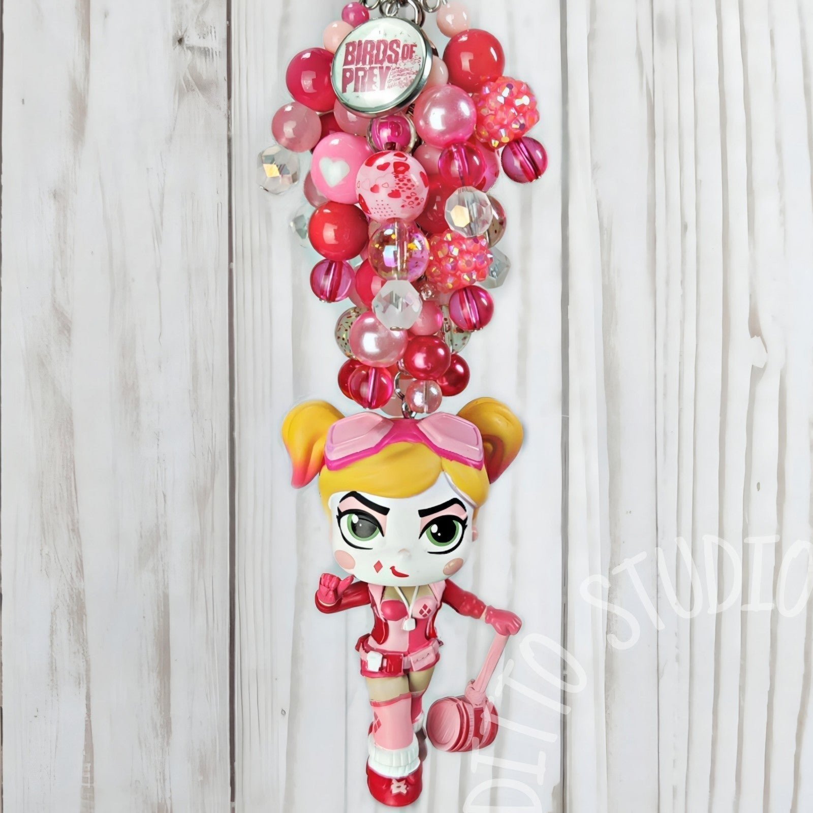 Harley Quinn Funko DC Bombshells Beaded Purse Bag Charm