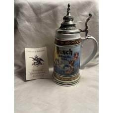 Anheuser-Busch Vintage Collectors Cherub Stein With Lid