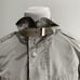 Ralph Lauren Black Label Jacket sz 10 100% silk silver trench rain utility coat