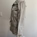 Ralph Lauren Black Label Jacket sz 10 100% silk silver trench rain utility coat