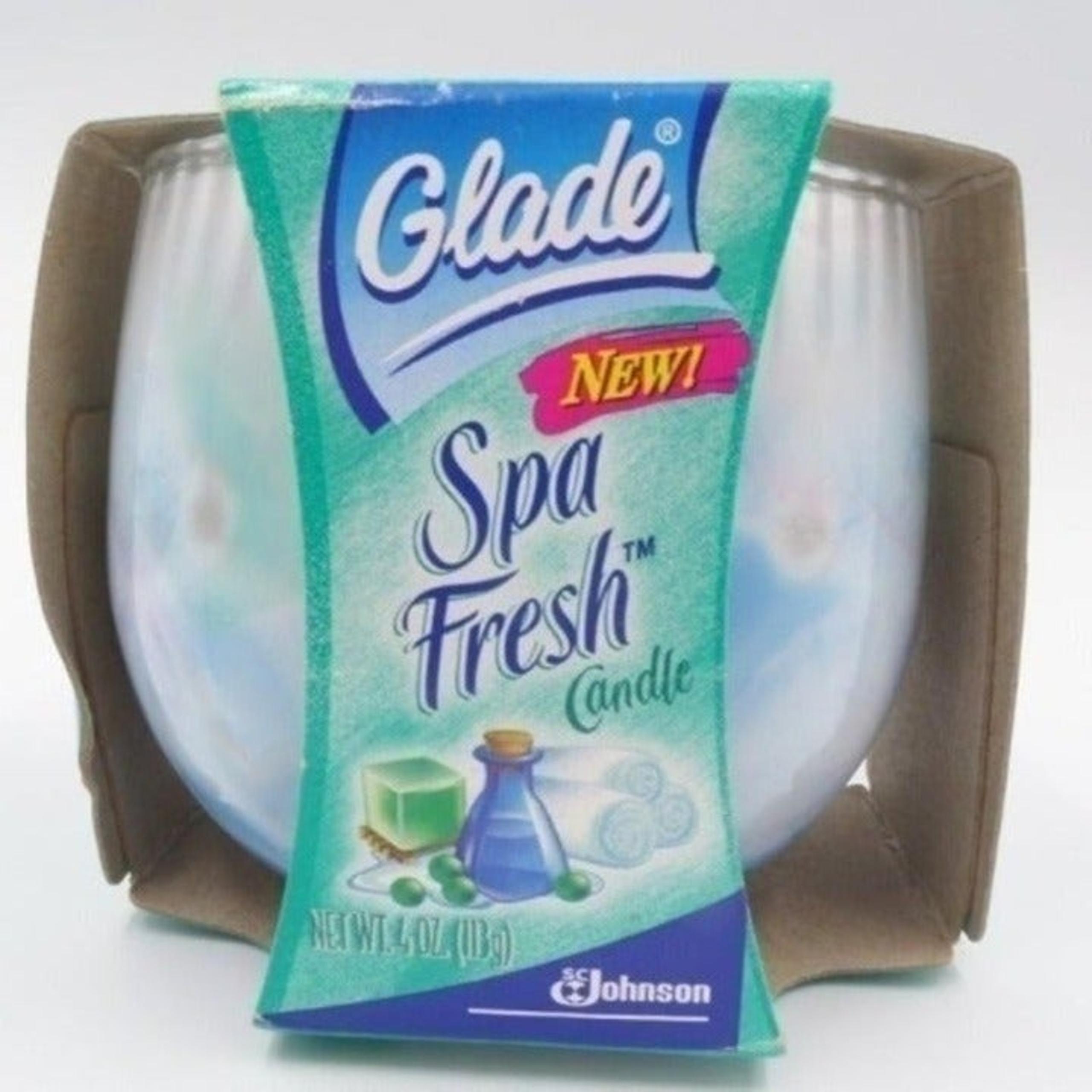 Glade Spa Fresh Jar Candle 4 oz NOS