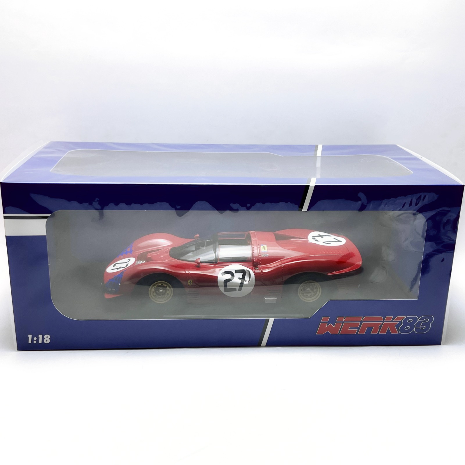 WERK83 F Ferrari 330 P3 27#, 1/8 Alloy Vehicle Figure