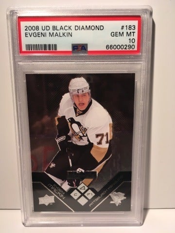 Evgeni Malkin 2008 Upper Deck Black Diamond PSA 10 Low Pop