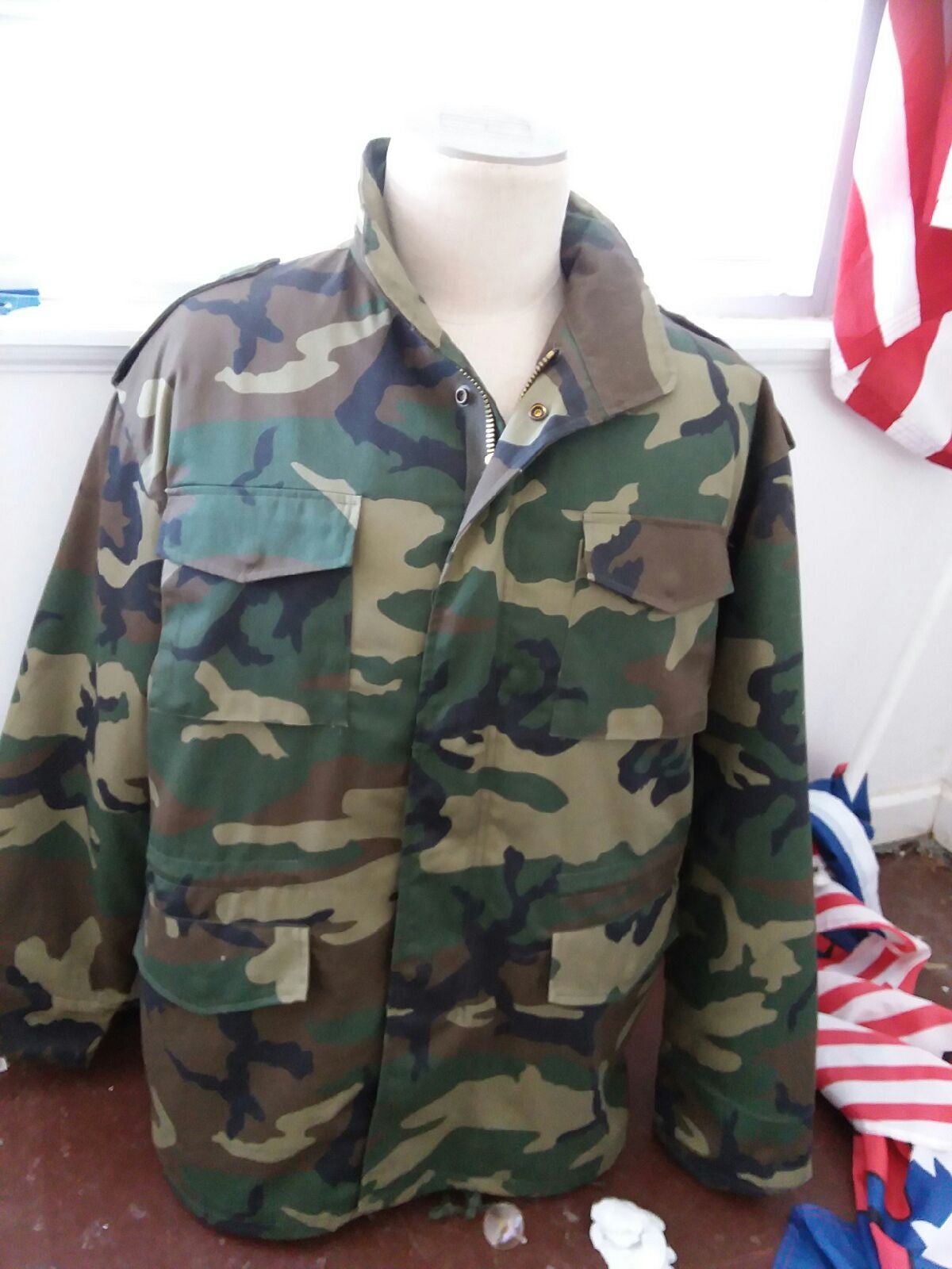 Rothco M-65 Camo Field Jacket Size XL