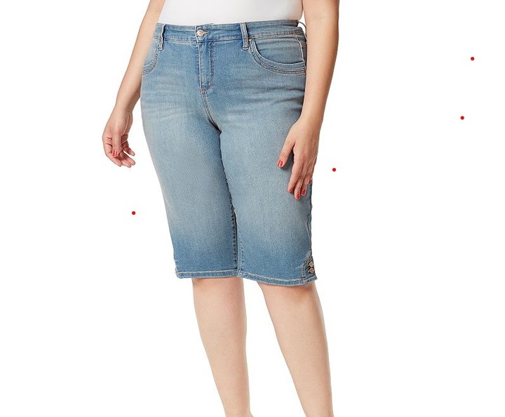 Plus size deals skimmer shorts