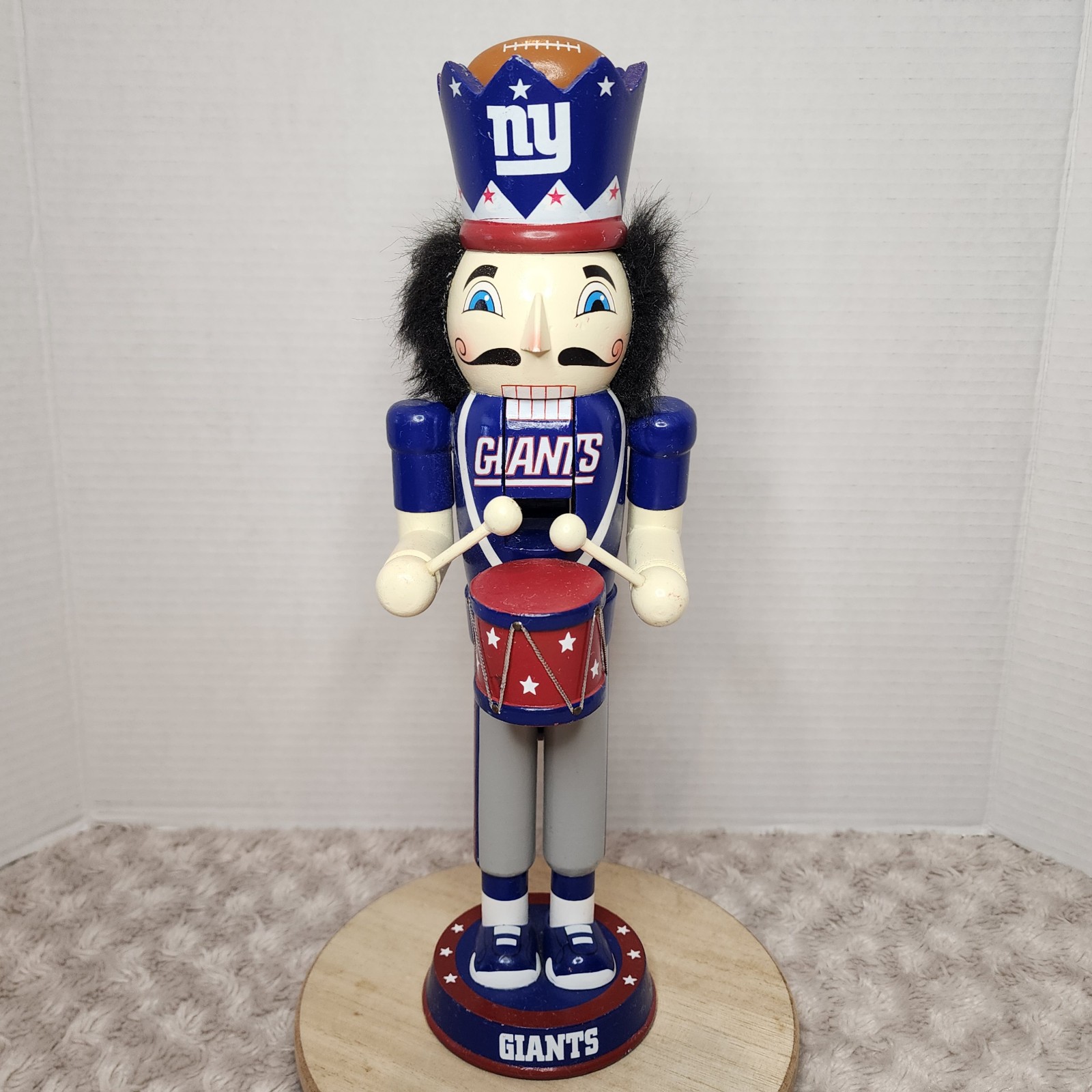 New York Giants Nutcracker Drummer Manning #10 NFL Football Holiday Christmas