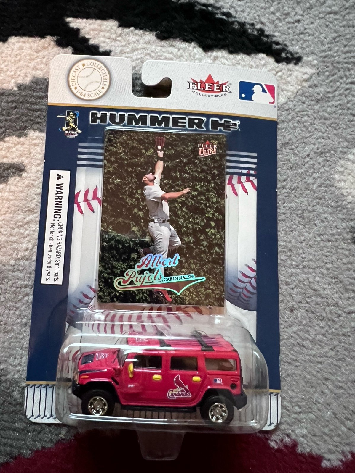 Albert Pujols Hotwheels Hummer and Escalade