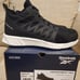 Reebok Mens Black/White Textile Work Boots Fusion Flexweave Mid-Cut CT Size 10 M