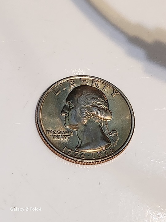 1976-P George Washington Quater, Very Rare coin, UNC (Uncirculated coin)