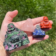 Happy Buddha Crystal Carvings