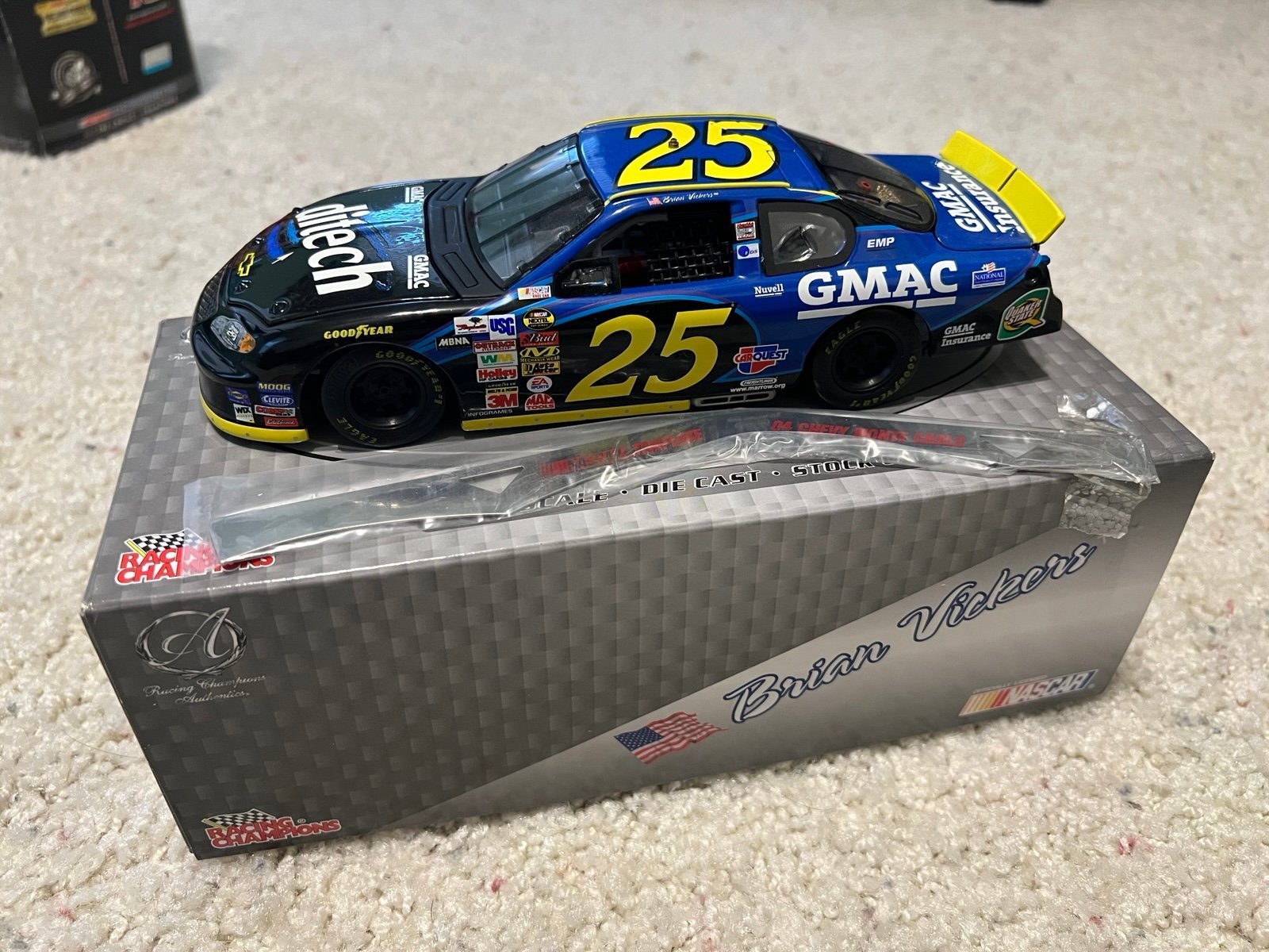 2004 Racing Champions Athentics BRIAN VICKERS Matco Tools 25th Anniversary 1:24