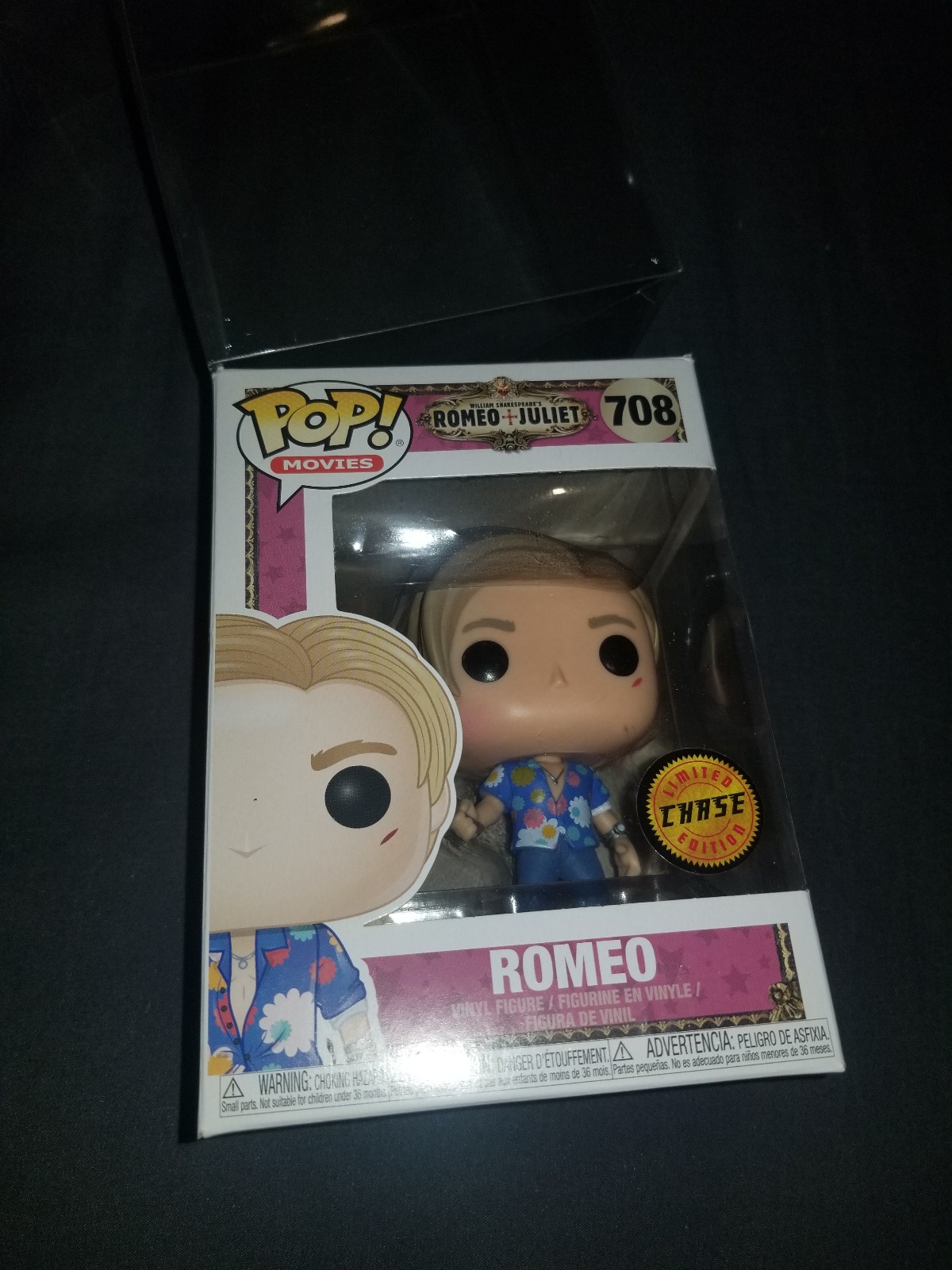Romeo and Juliet Romeo Funko Pop Chase Exclusive #708