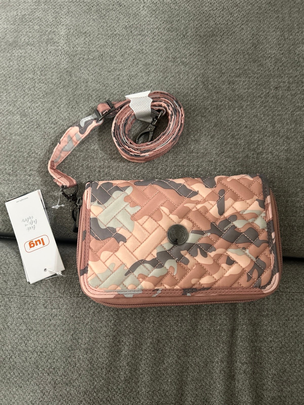 Lug Pink Hand Bag Purse Brand New