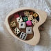 Vintage Dice In Wooden Box