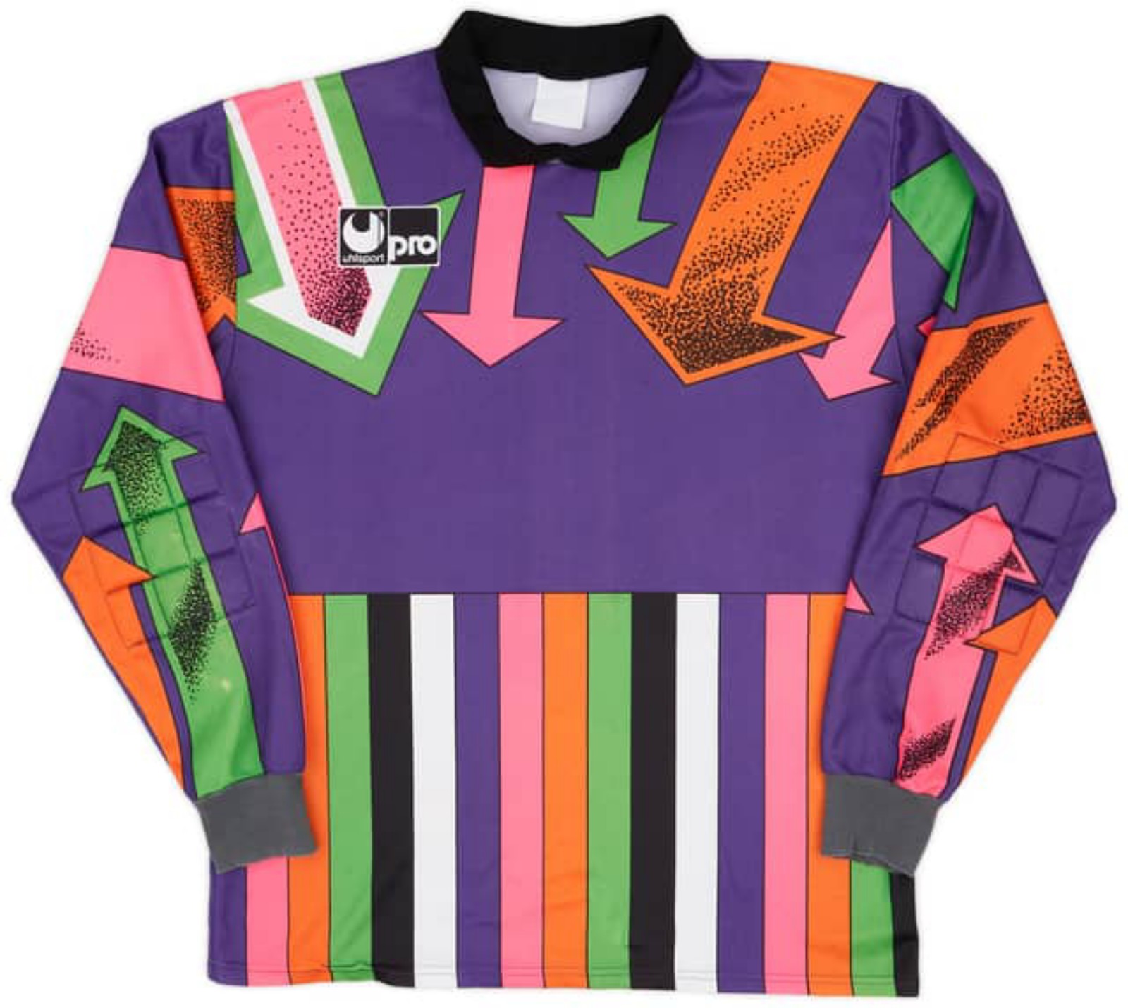 VINTAGE UHLSPORT TEMPLATE 1990'S GOALKEEPER SHIRT size M, #1, BNWT, unique!!