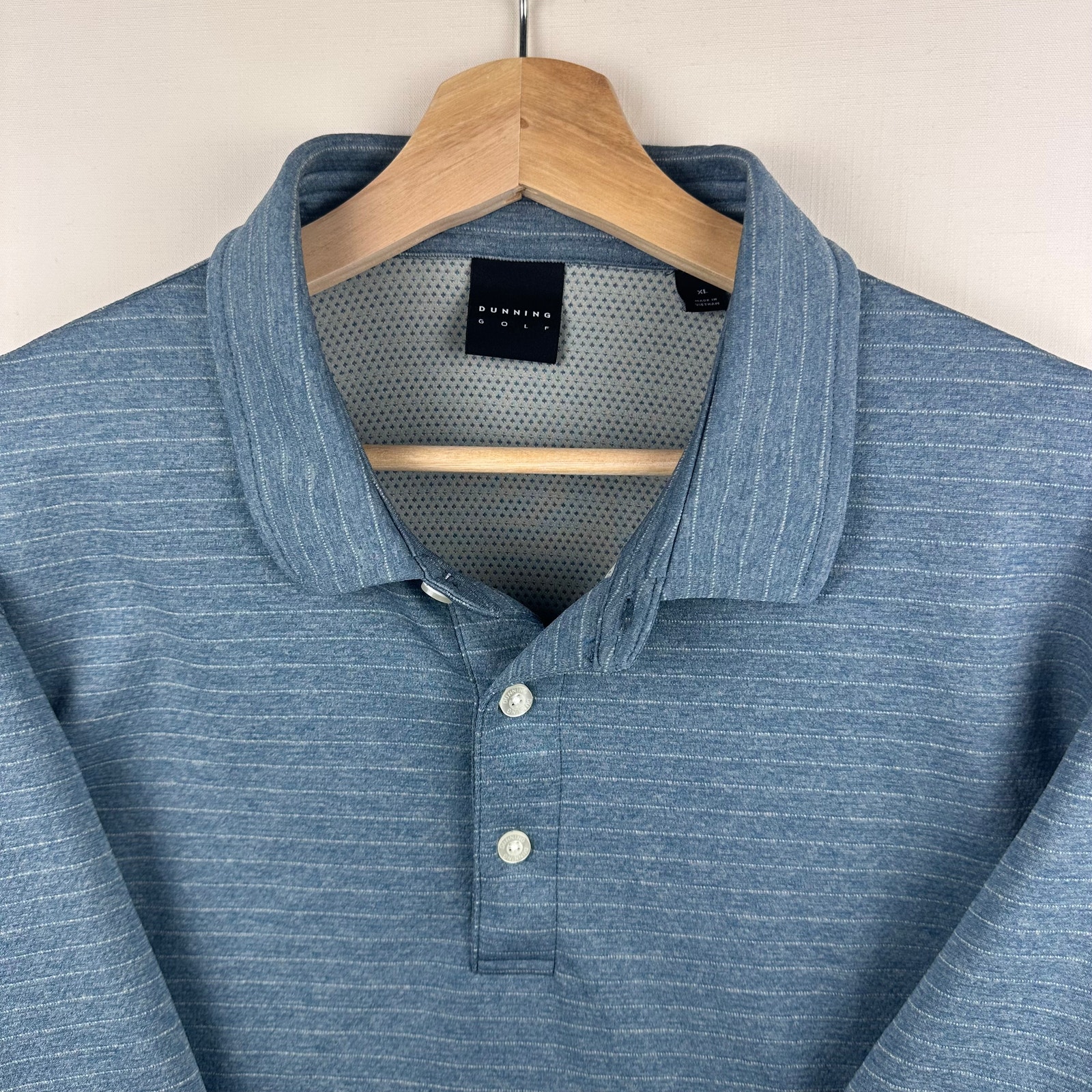 Dunning Men's Size M Polo Golf Shirt Casual Collared Short Sleeve