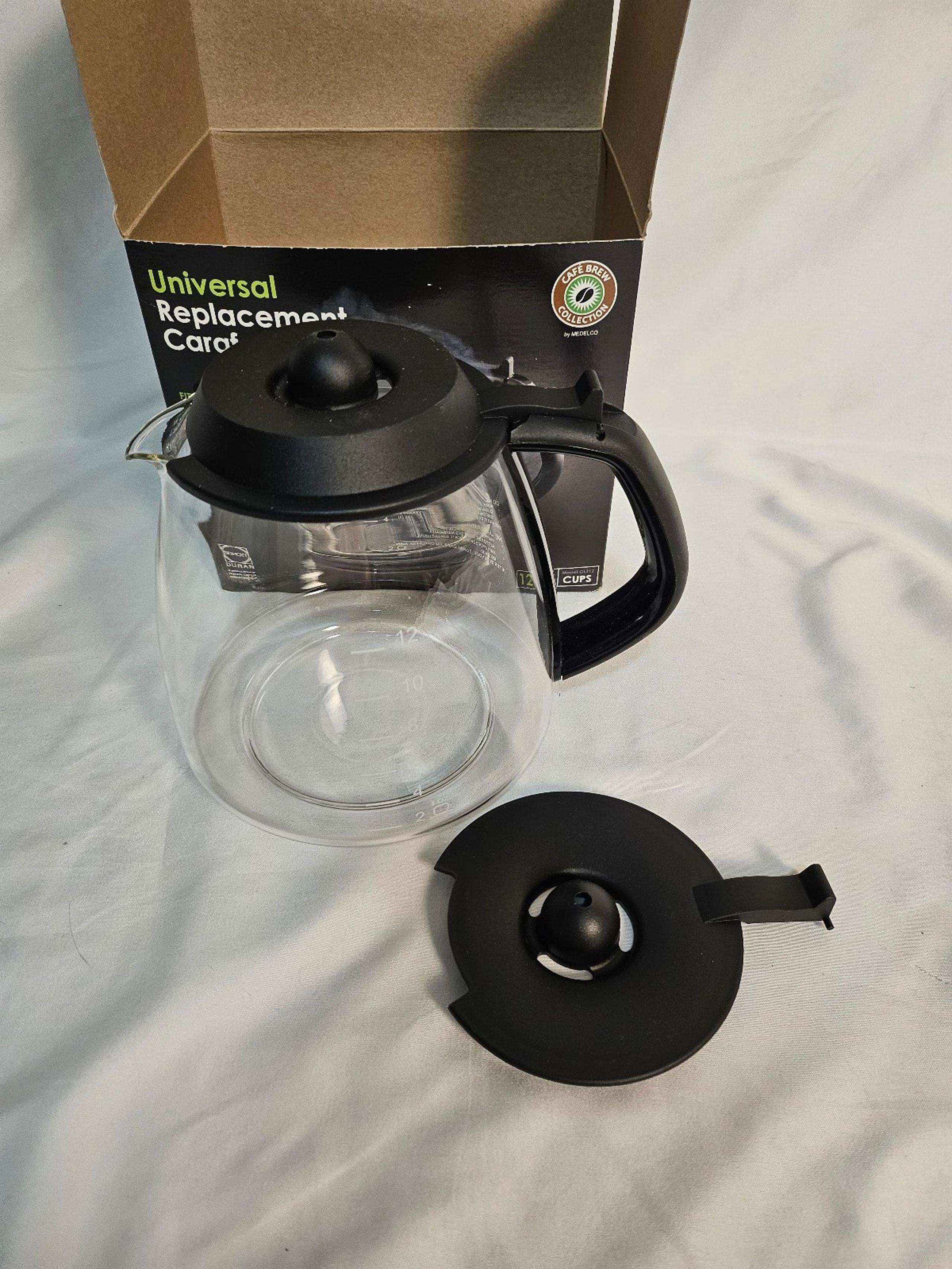 Universal  Replacement Carafe by MEDELCO Fits Most 12 Cup Coffeemakers NIB