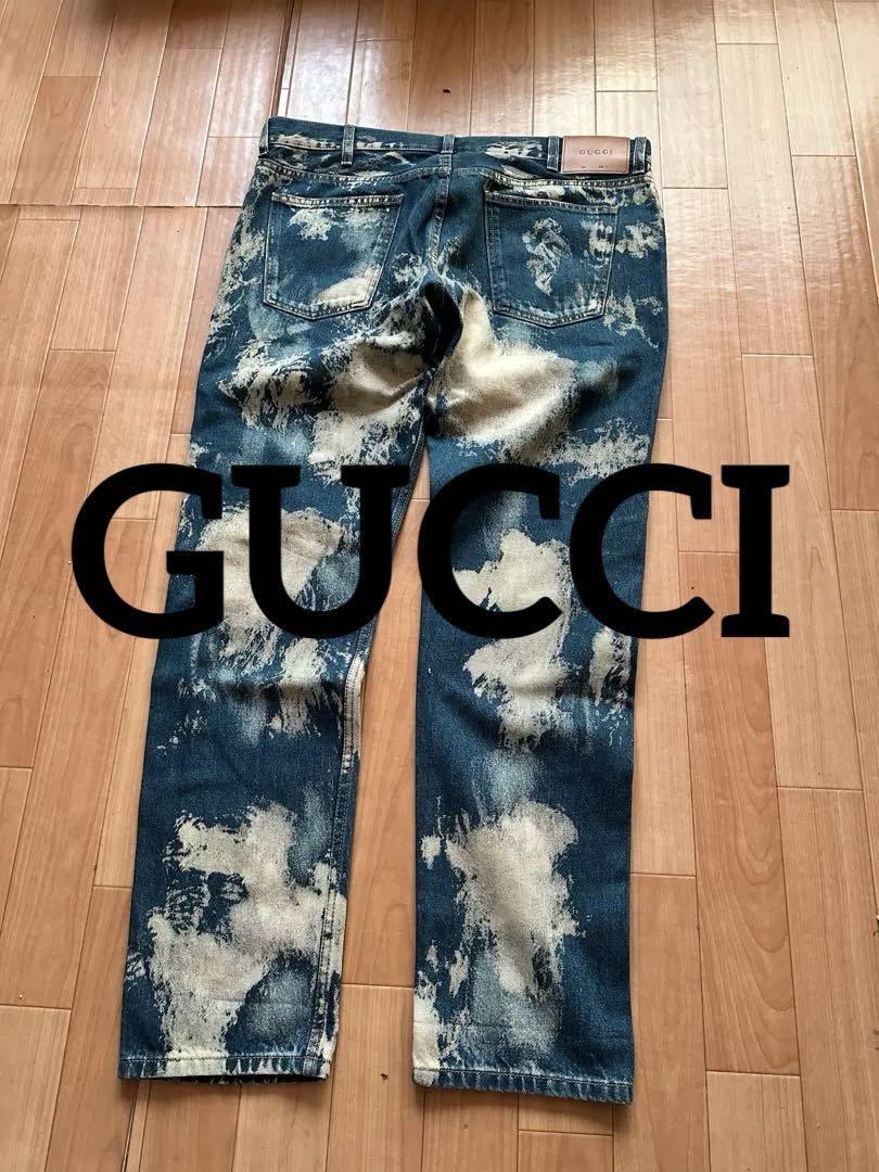 GUCCI Bleached Denim, Men's Size 34, Waist 91cm