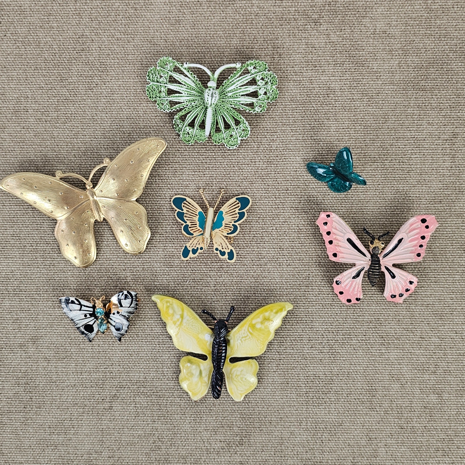 butterfly pins and brooches