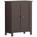 ⭐Bathroom Floor Cabinet Storage Double Doors Organizer w/Adjustable Shelf Brown