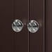 ⭐Bathroom Floor Cabinet Storage Double Doors Organizer w/Adjustable Shelf Brown