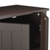 ⭐Bathroom Floor Cabinet Storage Double Doors Organizer w/Adjustable Shelf Brown